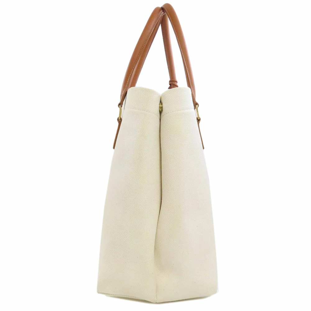Celine Horizontal Cabas Tote Bag Canvas White - Picture 3 of 11